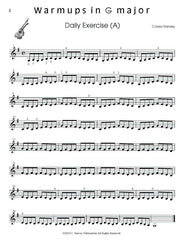 Warming Up for Violin, Book One