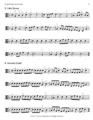 Sample page from 'Fourth Position for the Viola' by Cassia Harvey.
