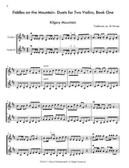 Fiddles on the Mountain, Lively Folk Duets for Two Violins, Book One - PDF Download
