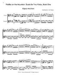 Fiddles on the Mountain, Lively Folk Duets for Two Violas, Book One - PDF Download