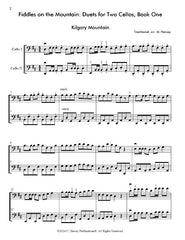 Fiddles on the Mountain, Lively Folk Duets for Two Cellos, Book One - PDF Download