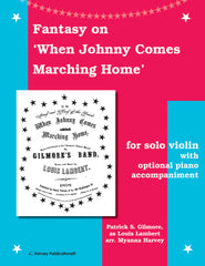 Fantasy on When Johnny Comes Marching Home for Solo Violin cover