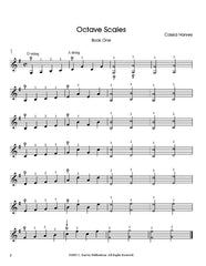 Octave Scales for the Cello Book One PDF Download Sample Page