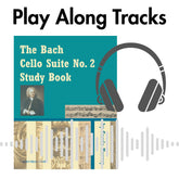 Play Along Tracks for The Bach Cello Suite No. 2 Study Book - MP3