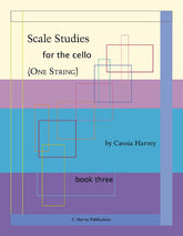 Scale Studies (One String) for the Cello, Book Three PDF Download Cover