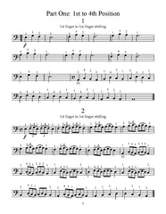 Serial Shifting; Exercises for the Cello PDF Download Sample Page 1