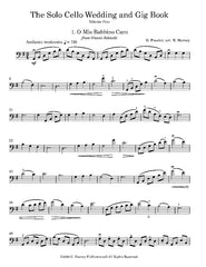 Sample page for The Solo Cello Wedding and Gig Book Volume One PDF