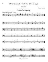 Minor Scale Studies for the Cello, Book Two - PDF download