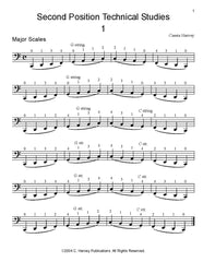 Second Position Technical Studies for Cello - PDF Download