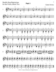 Double Stop Beginnings for the Violin, Book Two - PDF Download