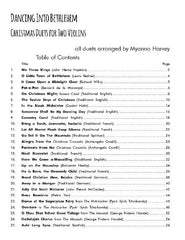 Dancing Into Bethlehem: Christmas Duets for Two Violins - PDF Download