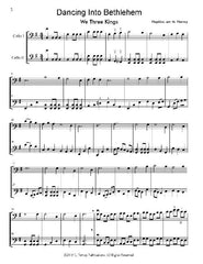 Dancing Into Bethlehem; Christmas Duets for Two Cellos - PDF Download