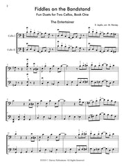 Fiddles on the Bandstand: Fun Duets for Two Cellos, Book One - PDF Download