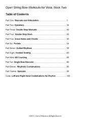 Open String Bow Workouts for Viola, Book Two - PDF Download