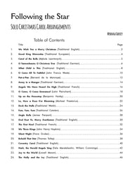 Following the Star - Solo Christmas Carol Arrangements for Unaccompanied Violin - PDF Download