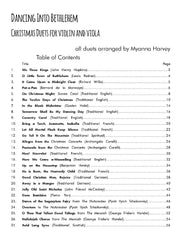 Dancing Into Bethlehem: Christmas Duets for Violin and Viola - PDF Download