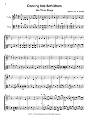 Dancing Into Bethlehem: Christmas Duets for Violin and Viola - PDF Download