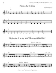 Learning the Notes on the Violin, Book Two, the D-String Book