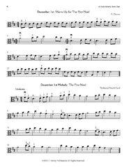 A Viola Advent; 25 Days of Christmas Solos and Duets for a Most Joyous Season