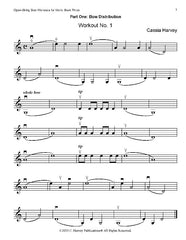 Open String Bow Workouts for Violin, Book Three - PDF Download