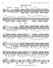 Open String Bow Workouts for Violin, Book Three - PDF Download