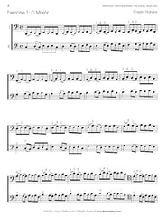 Advanced Technique Duets for Two Cellos: improve your cello position playing together!