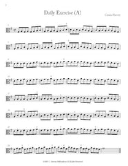 Warming Up for Viola, Book Two: a string class method that can also be played in private study.