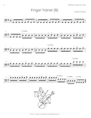 Getting in Shape for Cello: a string class method that can also be played in private study.