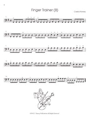 Getting in Shape for Bass: a string class method that can also be played in private study.