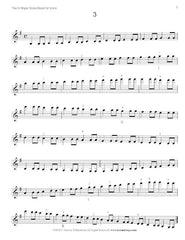 The G Major Scale Book for Violin: Learn a Three-Octave Scale!