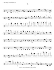 The C Major Scale Book for Viola: Learn a Three-Octave Scale!