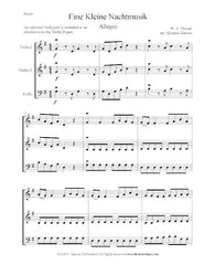 Eine Kleine Nachtmusik: Allegro for Student String Trio - PDF Download