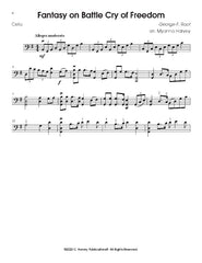 Fantasy on Battle Cry of Freedom for Cello and Optional Piano Accompaniment