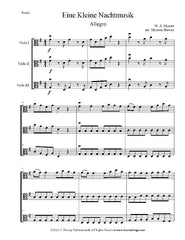 Eine Kleine Nachtmusik for Viola Trio