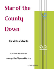 Star of the County Down, arranged by Myanna Harvey, for Viola and Cello - PDF Download