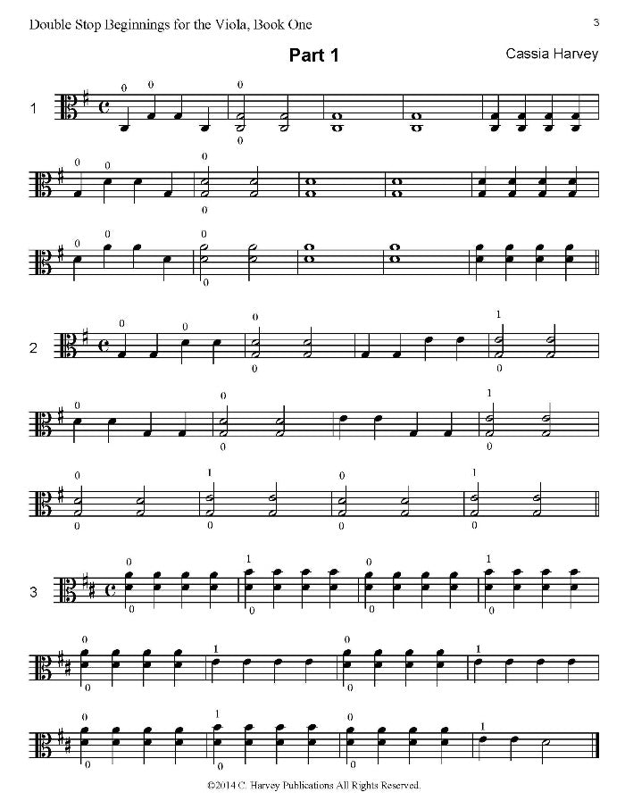 Double Stop Beginnings for the Viola, Book One