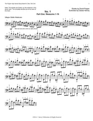 The Popper High School Study Book for Cello, Volume One - PDF Download