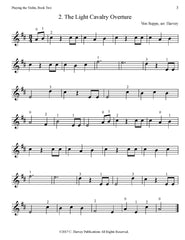 Playing the Violin Book Two, Exercise 2 CHPD205 Sample Page
