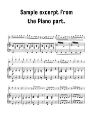 Sheet music excerpt for Danse Macabre for cello and piano with musical notation on a white background