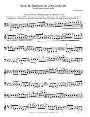 Scale Performance for the Cello, Book One Sample Page 1