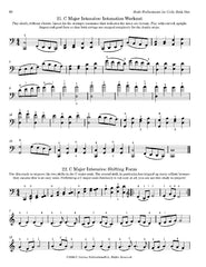 Scale Performance for the Cello, Book One Sample Page 2