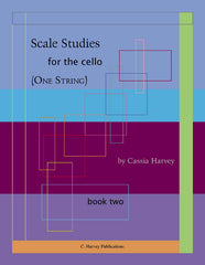 Scale Studies for the Cello (One String) Book Two Cover