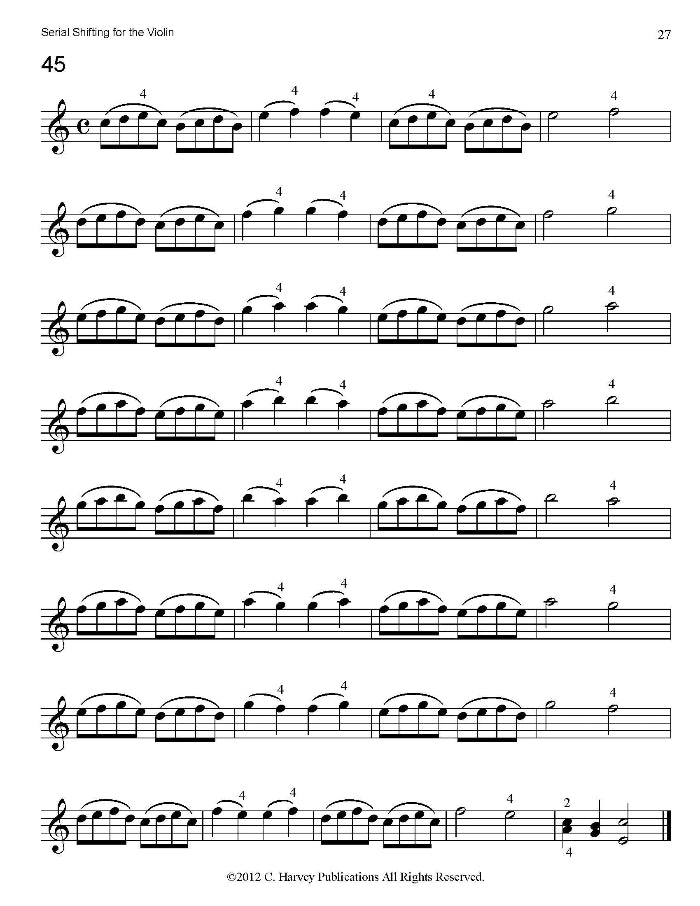 Serial Shifting for the Violin PDF Download Sample Page 2