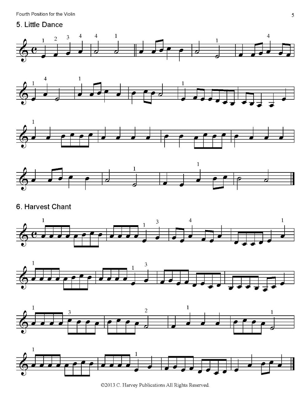 Fourth Position for the Violin - PDF Download