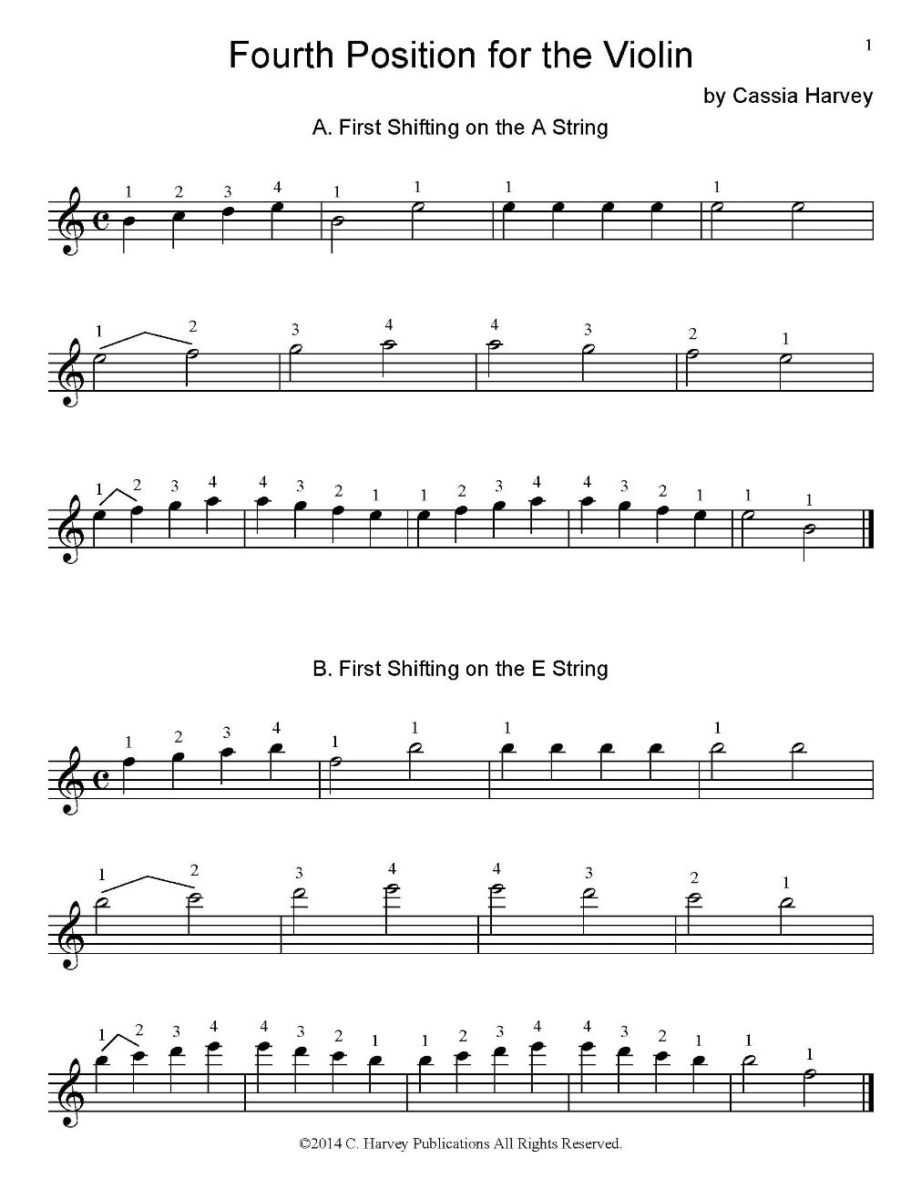 Fourth Position for the Violin - PDF Download