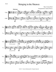 Bringing in the Sheaves for Viola (or Violin) and Cello, Arr. Myanna Harvey PDF Download