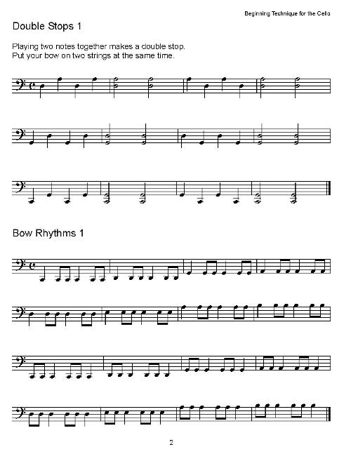 Beginning Technique for the Cello - PDF download