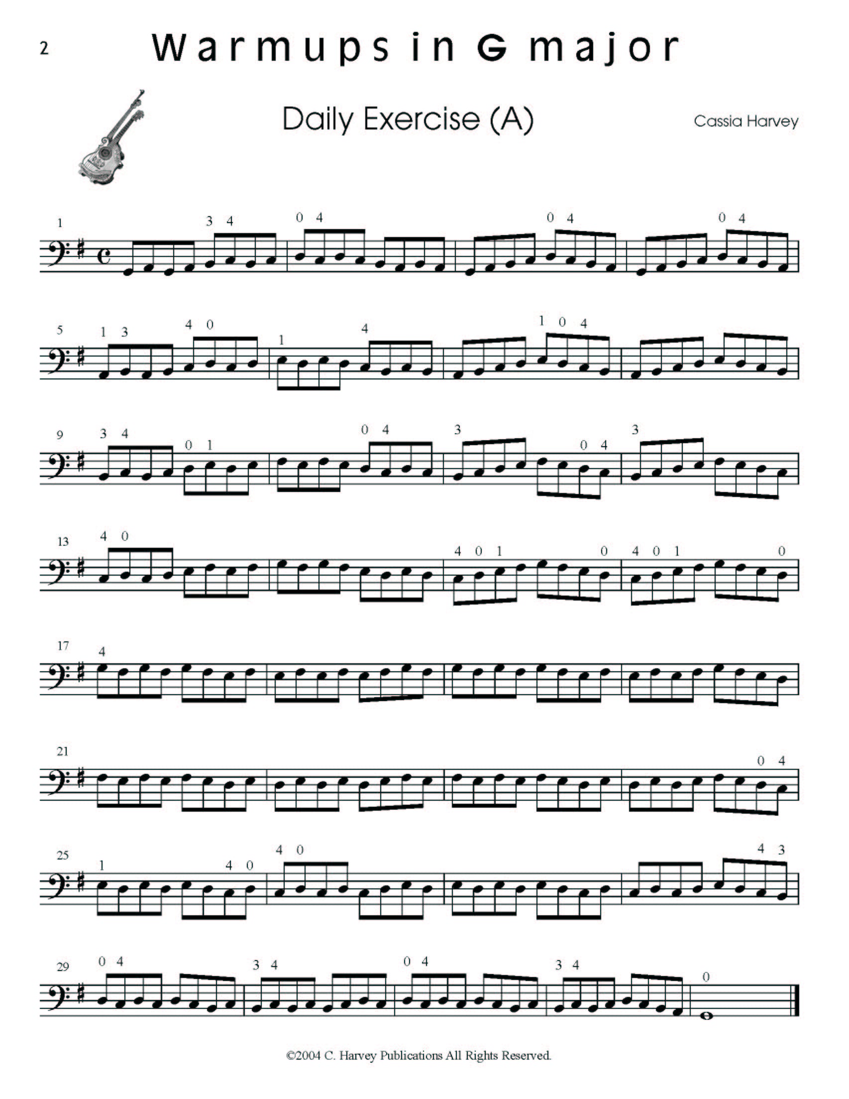 Warming Up for Cello, Book One - PDF Download