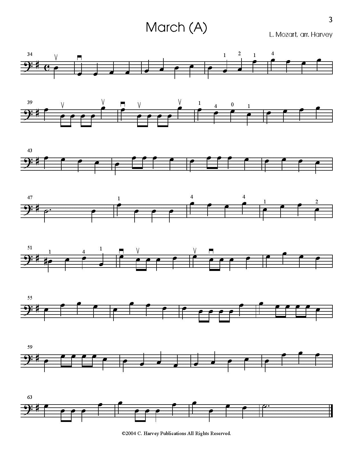 Warming Up for Bass, Book One - PDF Download