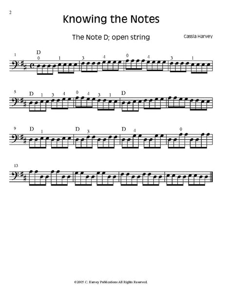 Knowing the Notes for Cello - PDF Download